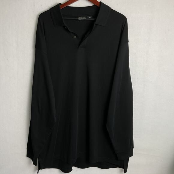 Jos A Bank Black Travelers Collection Mens Size 3XB Collared Long Sleeve Shirt - Picture 2 of 8